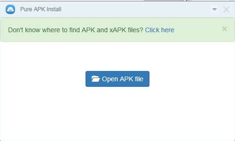 Pure APK Install for Windows